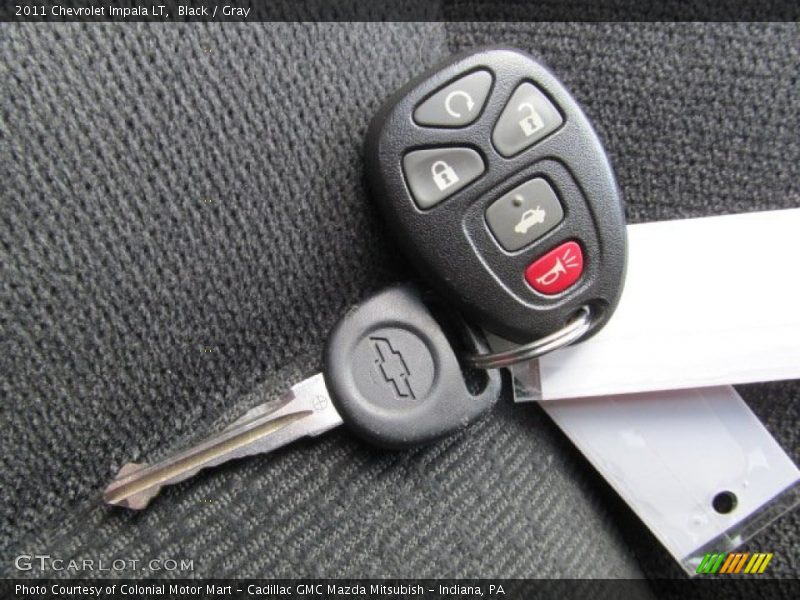 Black / Gray 2011 Chevrolet Impala LT