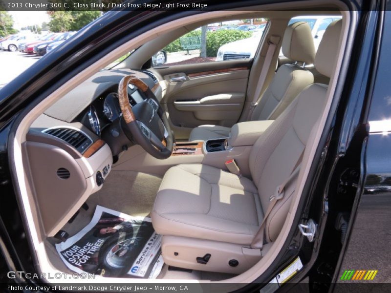 Gloss Black / Dark Frost Beige/Light Frost Beige 2013 Chrysler 300 C