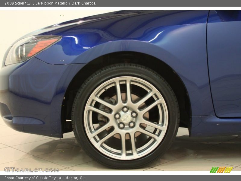 Blue Ribbon Metallic / Dark Charcoal 2009 Scion tC