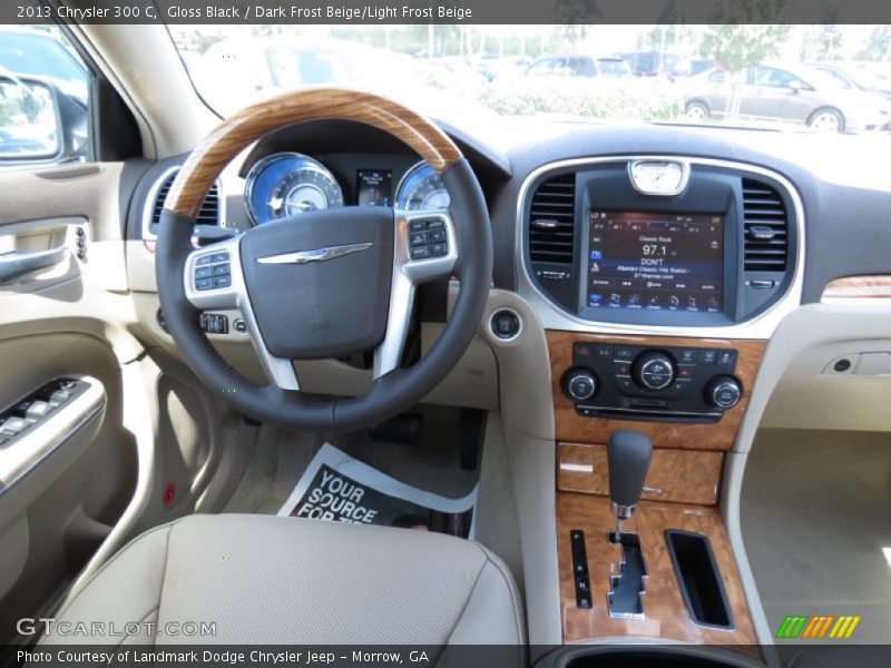 Gloss Black / Dark Frost Beige/Light Frost Beige 2013 Chrysler 300 C