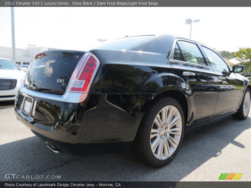 Gloss Black / Dark Frost Beige/Light Frost Beige 2013 Chrysler 300 C Luxury Series