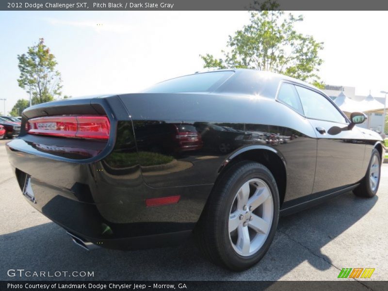Pitch Black / Dark Slate Gray 2012 Dodge Challenger SXT