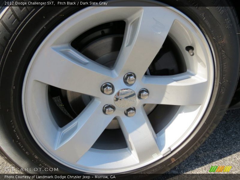 Pitch Black / Dark Slate Gray 2012 Dodge Challenger SXT