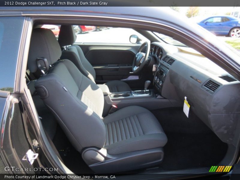 Pitch Black / Dark Slate Gray 2012 Dodge Challenger SXT