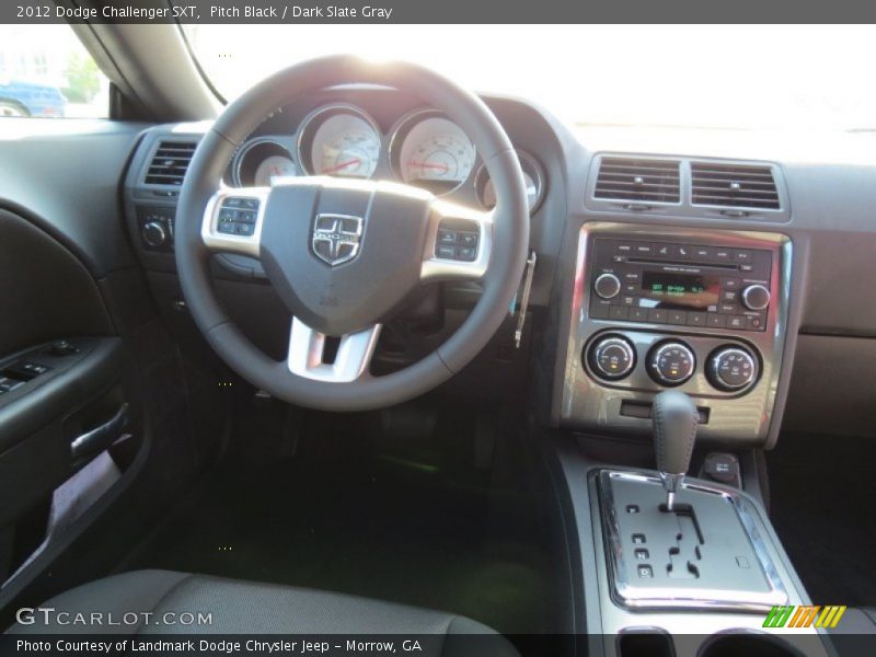 Pitch Black / Dark Slate Gray 2012 Dodge Challenger SXT