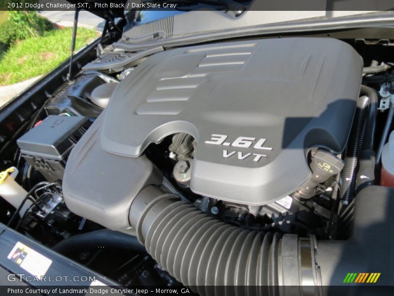Pitch Black / Dark Slate Gray 2012 Dodge Challenger SXT