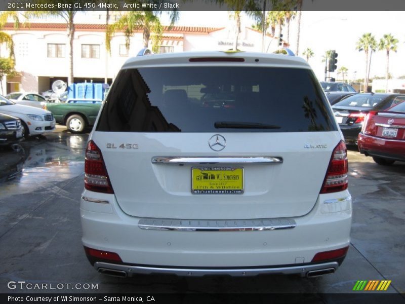 Arctic White / Black 2011 Mercedes-Benz GL 450 4Matic