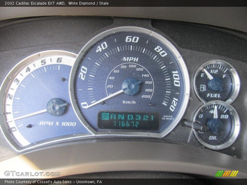 White Diamond / Shale 2002 Cadillac Escalade EXT AWD