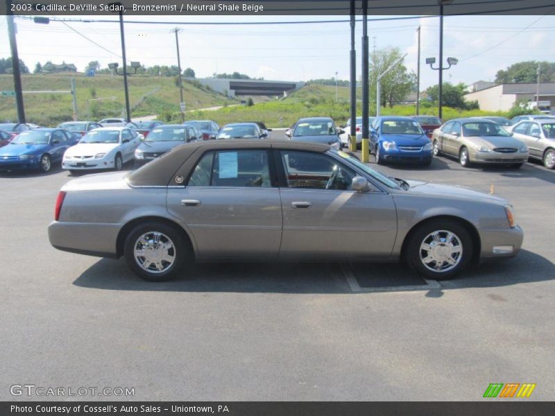 Bronzemist / Neutral Shale Beige 2003 Cadillac DeVille Sedan