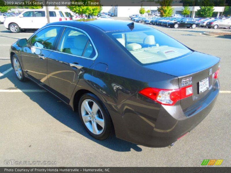 Polished Metal Metallic / Taupe 2009 Acura TSX Sedan