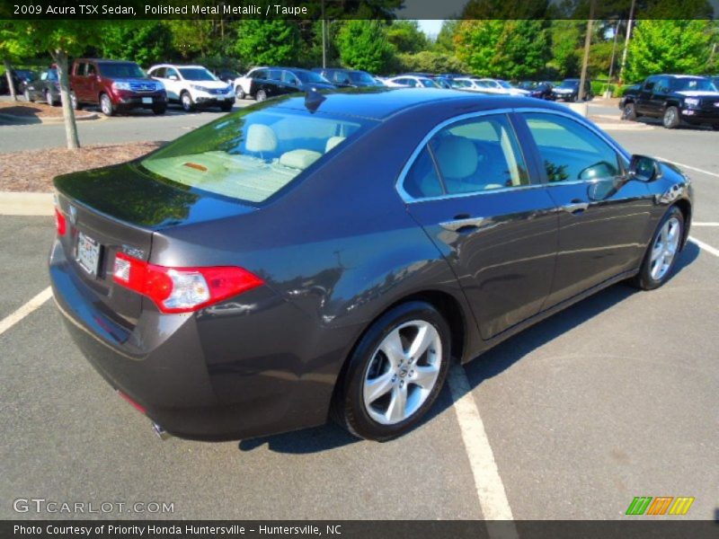 Polished Metal Metallic / Taupe 2009 Acura TSX Sedan