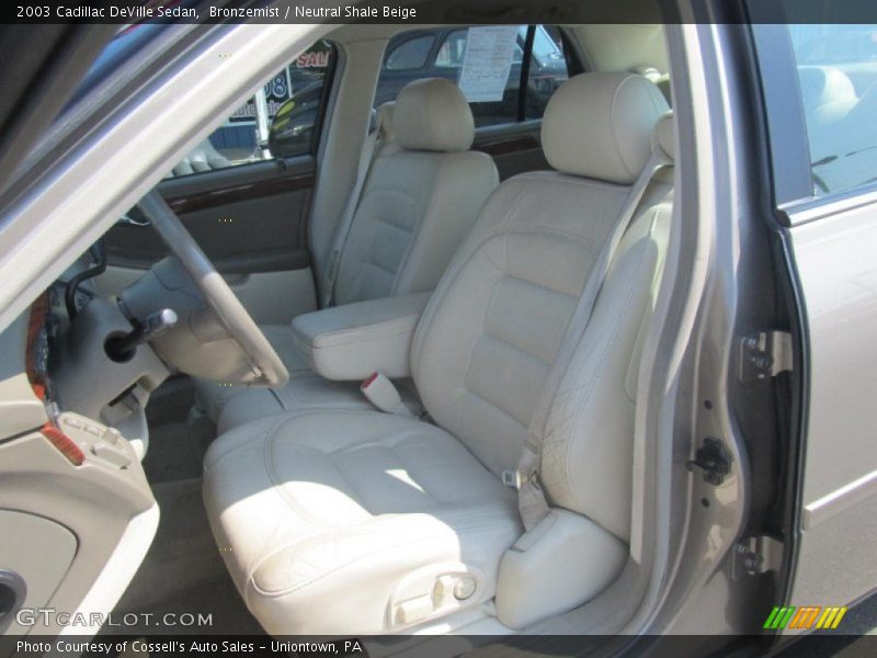 Front Seat of 2003 DeVille Sedan