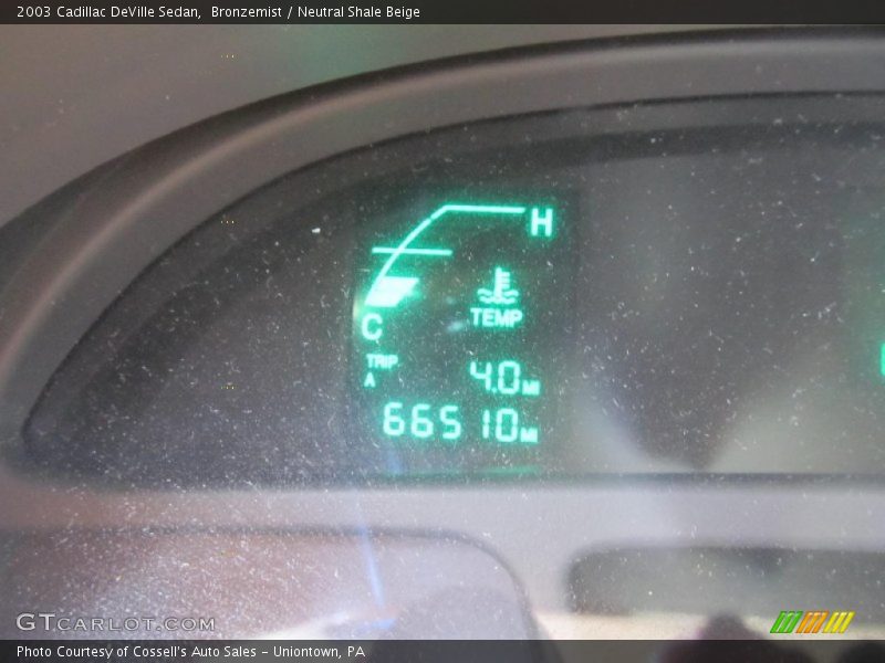 Bronzemist / Neutral Shale Beige 2003 Cadillac DeVille Sedan