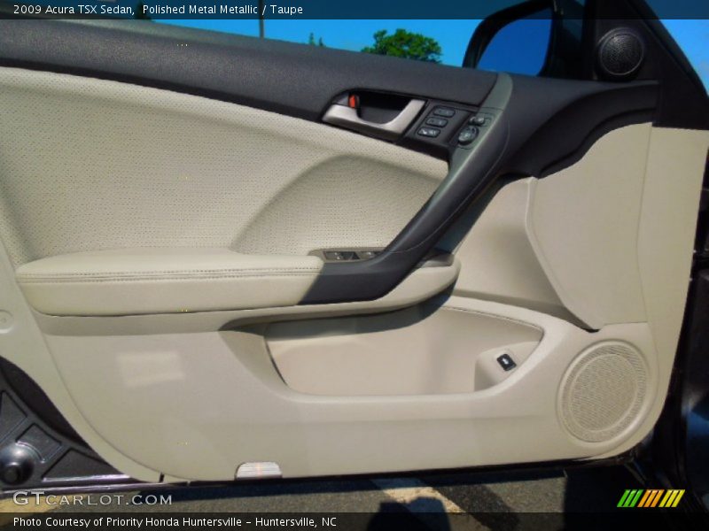 Polished Metal Metallic / Taupe 2009 Acura TSX Sedan