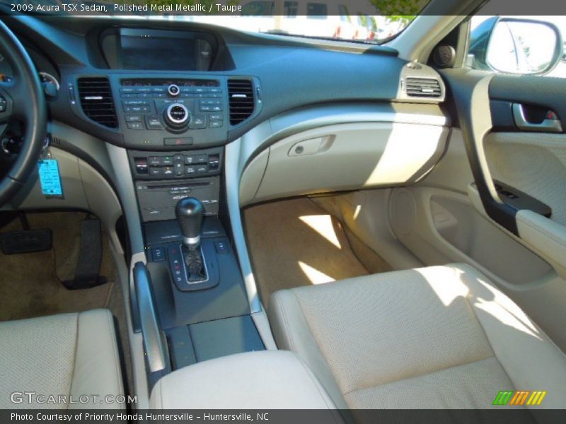 Polished Metal Metallic / Taupe 2009 Acura TSX Sedan