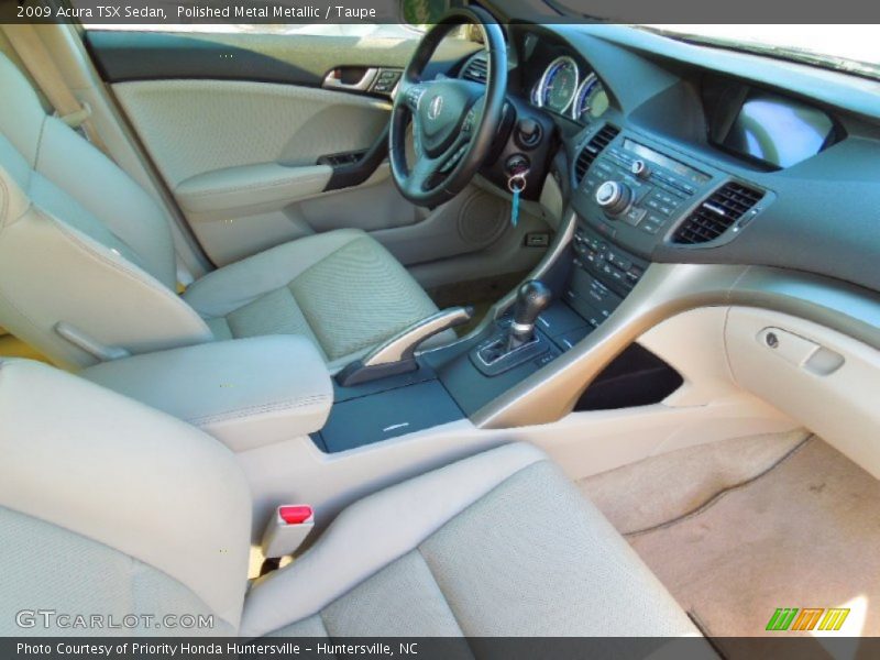 Polished Metal Metallic / Taupe 2009 Acura TSX Sedan