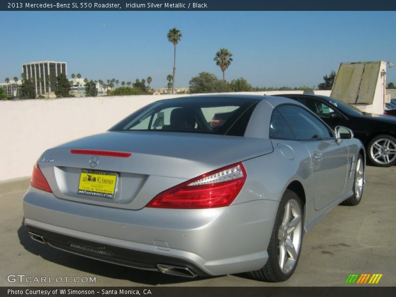 Iridium Silver Metallic / Black 2013 Mercedes-Benz SL 550 Roadster
