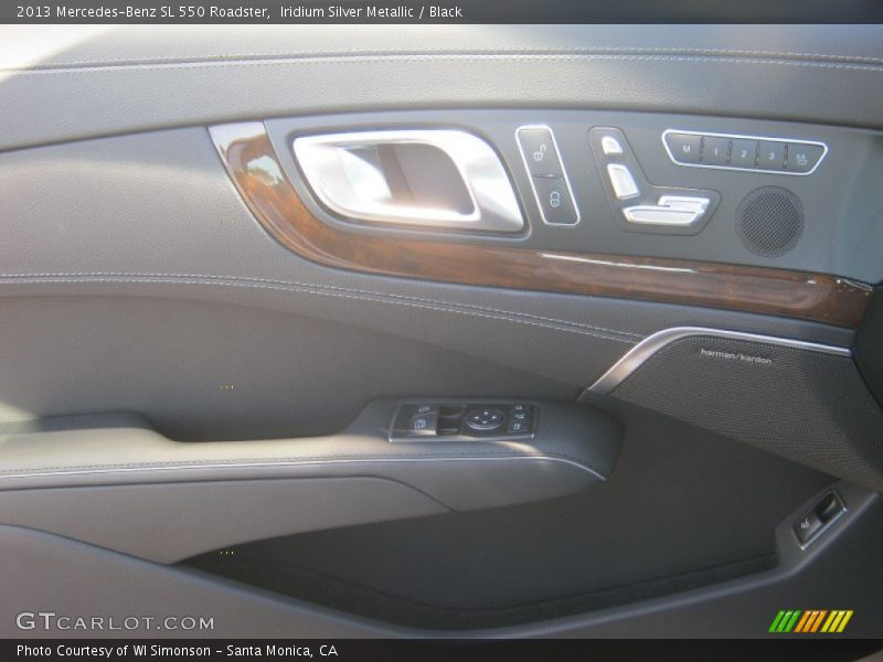 Iridium Silver Metallic / Black 2013 Mercedes-Benz SL 550 Roadster