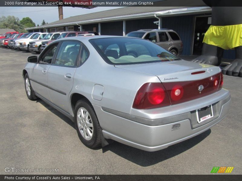 Medium Platinum Metallic / Medium Graphite 2000 Ford Ranger XLT SuperCab 4x4
