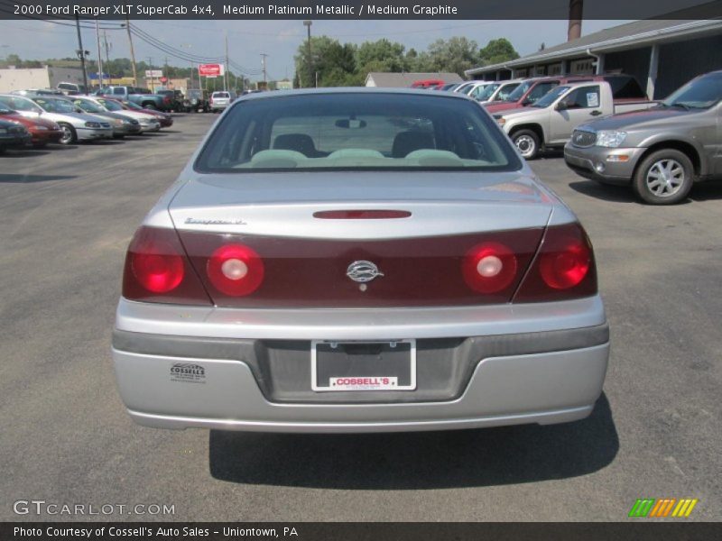 Medium Platinum Metallic / Medium Graphite 2000 Ford Ranger XLT SuperCab 4x4