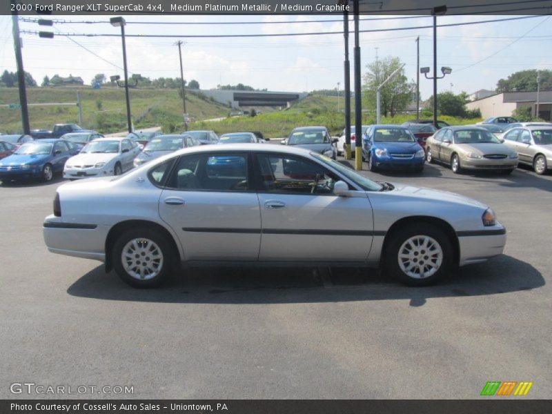 Medium Platinum Metallic / Medium Graphite 2000 Ford Ranger XLT SuperCab 4x4