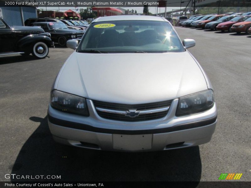 Medium Platinum Metallic / Medium Graphite 2000 Ford Ranger XLT SuperCab 4x4