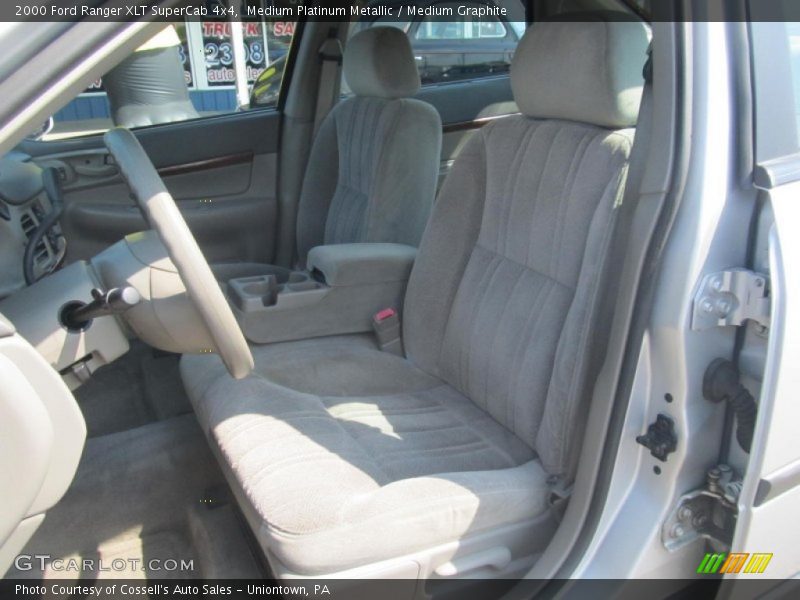 Medium Platinum Metallic / Medium Graphite 2000 Ford Ranger XLT SuperCab 4x4