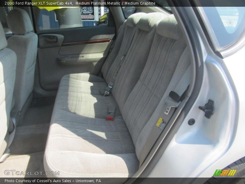 Medium Platinum Metallic / Medium Graphite 2000 Ford Ranger XLT SuperCab 4x4