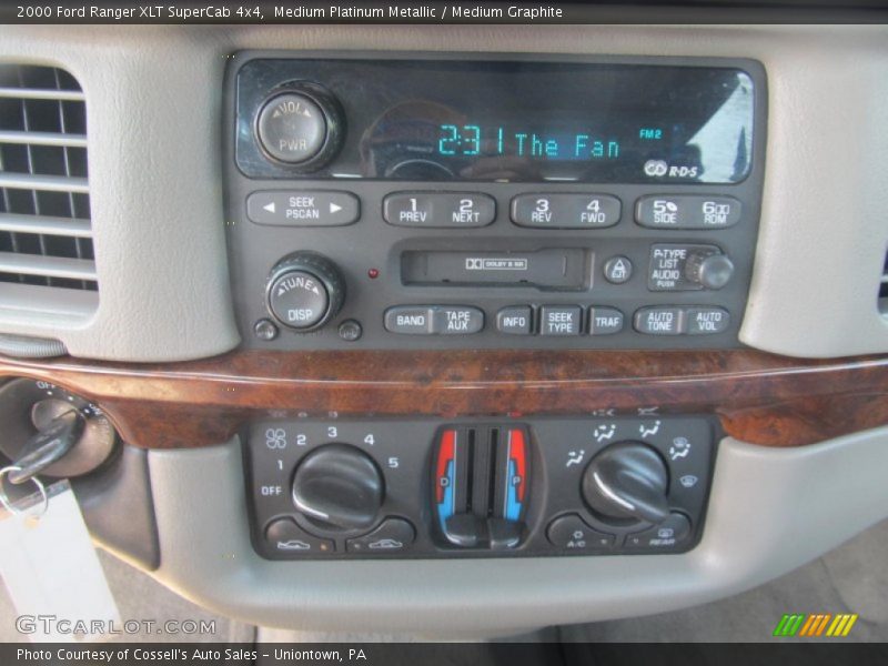 Medium Platinum Metallic / Medium Graphite 2000 Ford Ranger XLT SuperCab 4x4