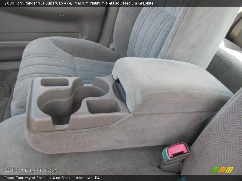 Medium Platinum Metallic / Medium Graphite 2000 Ford Ranger XLT SuperCab 4x4