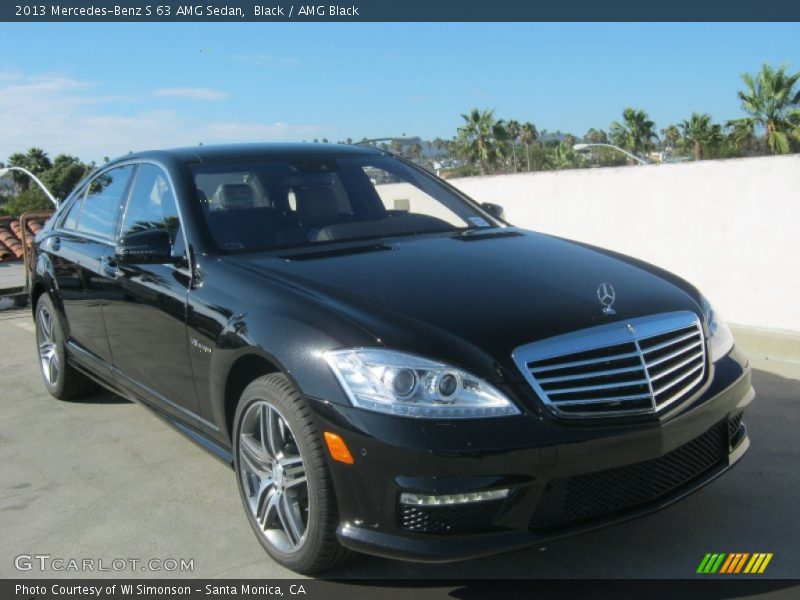 Black / AMG Black 2013 Mercedes-Benz S 63 AMG Sedan