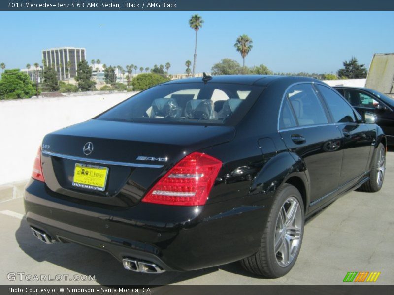 Black / AMG Black 2013 Mercedes-Benz S 63 AMG Sedan