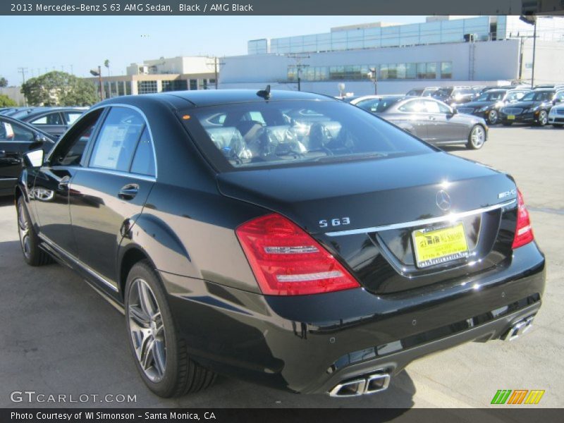 Black / AMG Black 2013 Mercedes-Benz S 63 AMG Sedan