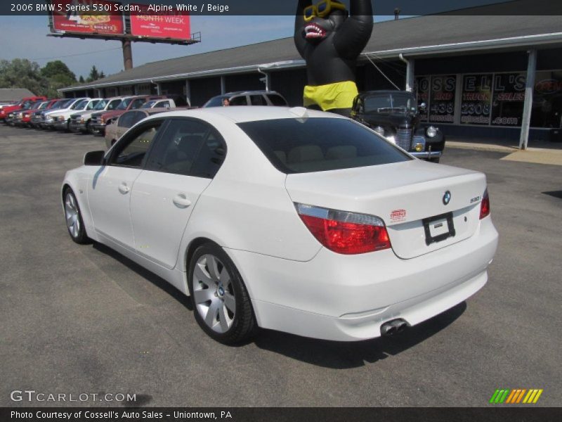 Alpine White / Beige 2006 BMW 5 Series 530i Sedan