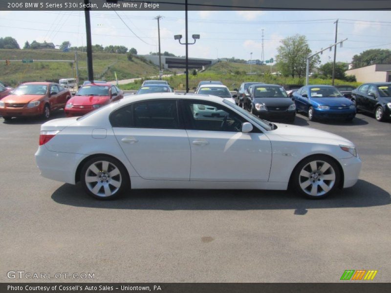 Alpine White / Beige 2006 BMW 5 Series 530i Sedan