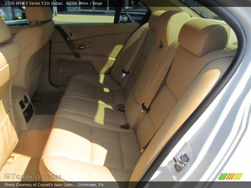 Alpine White / Beige 2006 BMW 5 Series 530i Sedan