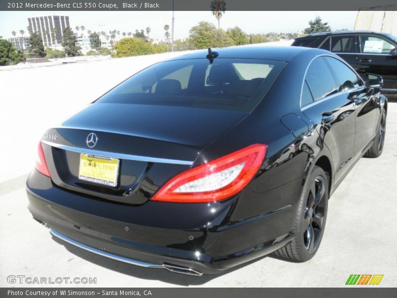 Black / Black 2012 Mercedes-Benz CLS 550 Coupe