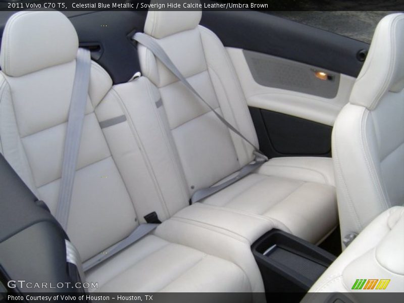 Celestial Blue Metallic / Soverign Hide Calcite Leather/Umbra Brown 2011 Volvo C70 T5