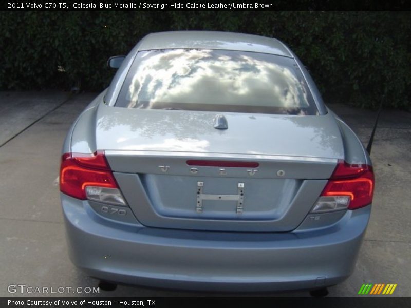 Celestial Blue Metallic / Soverign Hide Calcite Leather/Umbra Brown 2011 Volvo C70 T5