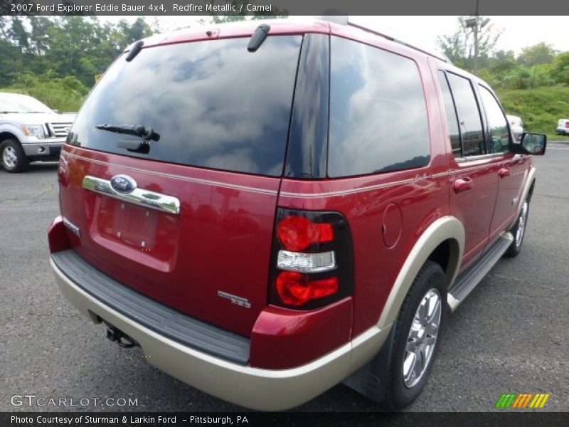 Redfire Metallic / Camel 2007 Ford Explorer Eddie Bauer 4x4