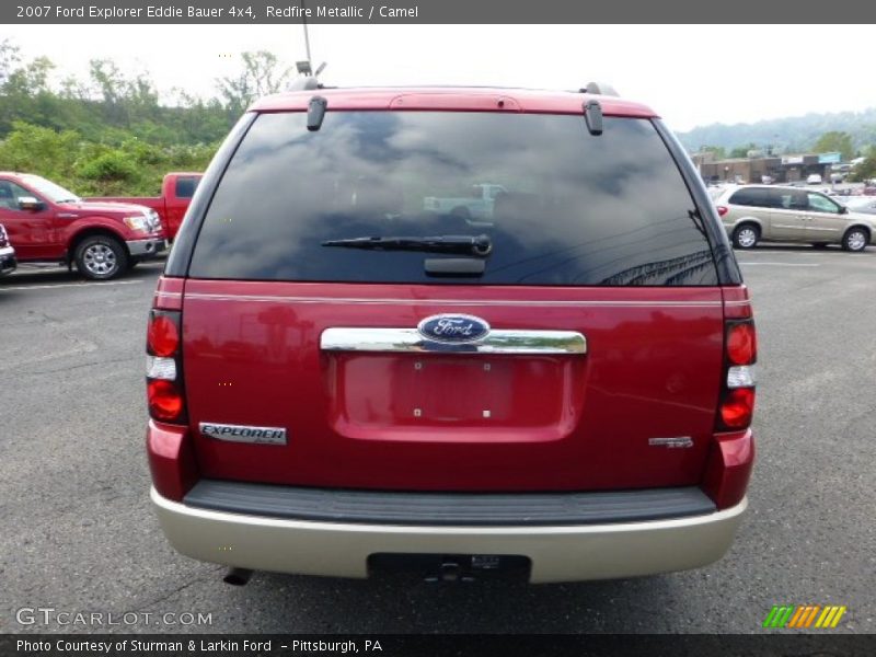 Redfire Metallic / Camel 2007 Ford Explorer Eddie Bauer 4x4