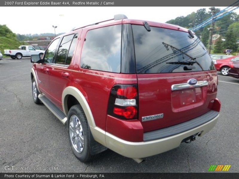 Redfire Metallic / Camel 2007 Ford Explorer Eddie Bauer 4x4