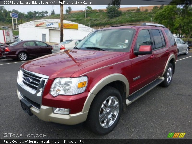 Redfire Metallic / Camel 2007 Ford Explorer Eddie Bauer 4x4