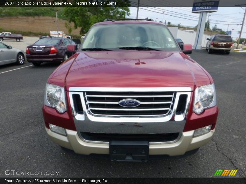 Redfire Metallic / Camel 2007 Ford Explorer Eddie Bauer 4x4