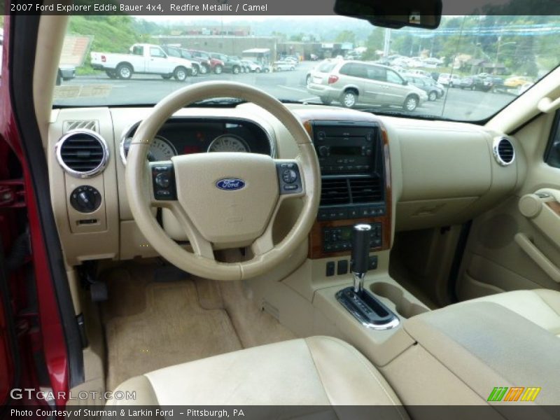 Redfire Metallic / Camel 2007 Ford Explorer Eddie Bauer 4x4
