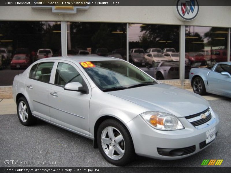 Ultra Silver Metallic / Neutral Beige 2005 Chevrolet Cobalt LT Sedan