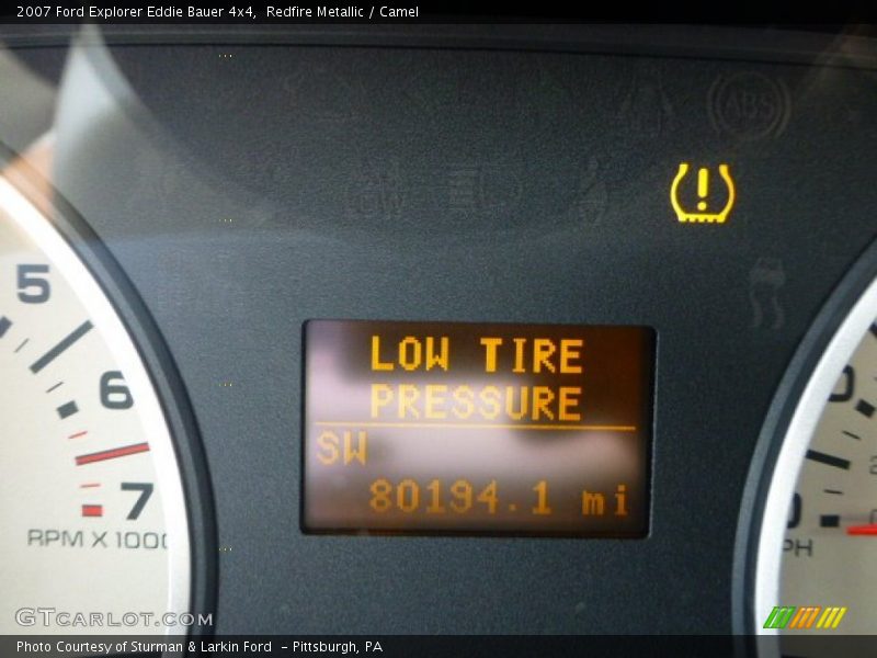 Redfire Metallic / Camel 2007 Ford Explorer Eddie Bauer 4x4