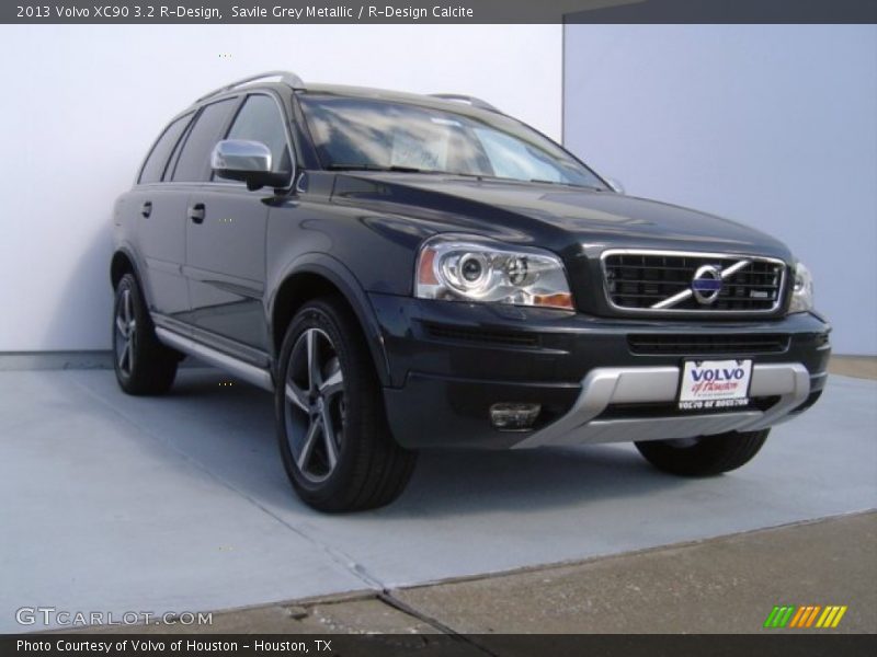 Savile Grey Metallic / R-Design Calcite 2013 Volvo XC90 3.2 R-Design
