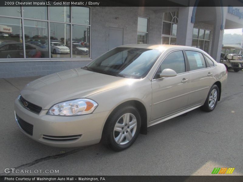 Gold Mist Metallic / Ebony 2009 Chevrolet Impala LS