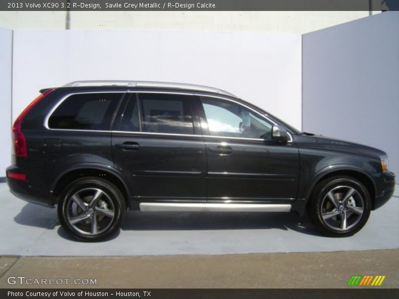 Savile Grey Metallic / R-Design Calcite 2013 Volvo XC90 3.2 R-Design